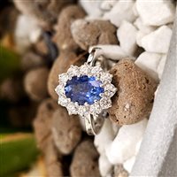 Anillo Dal Maso Gioielli Mujer in Oro blanco Zaffiro 1.67 Ct 2361 GDM - 2361 GDM